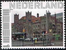 year=2015 ??, Dutch personalized stamp with Haarlem station